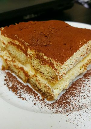 Hình của món Tiramisu Ý.