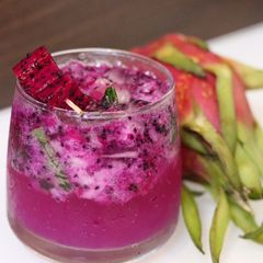 A picture of Dragon and basil mojito.