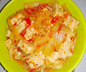 Resep mudah Tumis Labu Siam + Tempe Mantul Banget