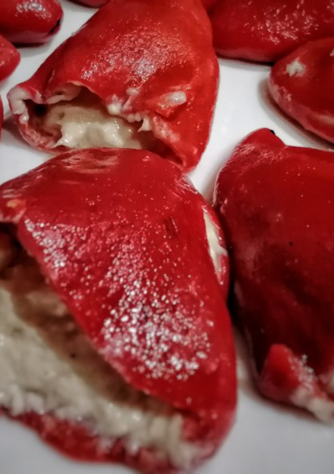 Una foto de Pimientos rellenos de atún y quesitos