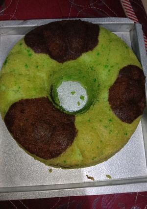 Foto resep Bolu pandan coklat