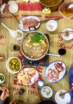 Hình của món Lẩu thập cẩm.