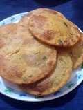 Leftover mint Dal puri