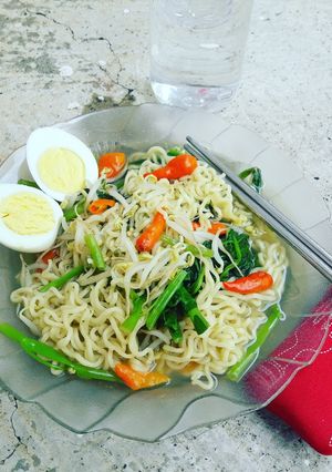 Foto resep Indomie Soto Kuah Kangkung