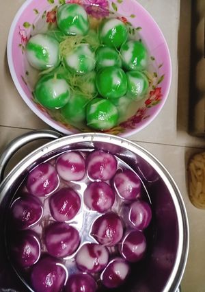 Hình của món Chè trôi nước cẩm thạch.