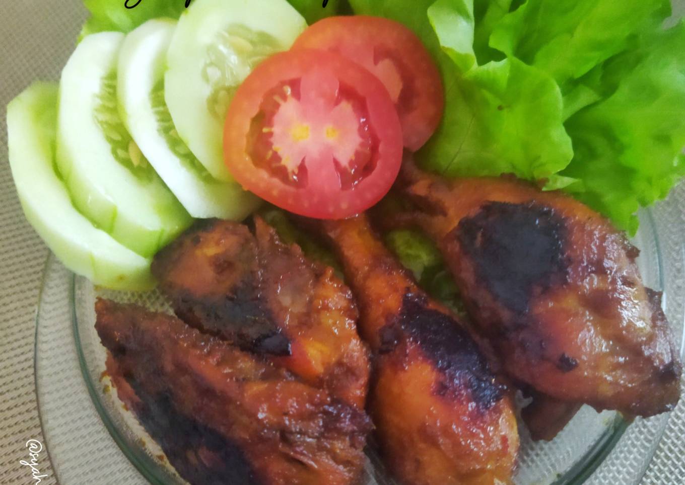 Ayam Panggang dengan Kedelai