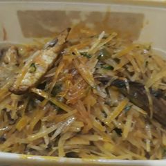 A picture of Abacha and ugba.