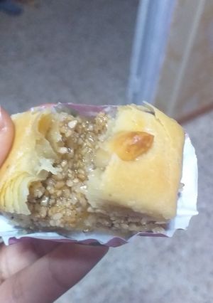صورة لوصفة بقلاوة مقرمشة