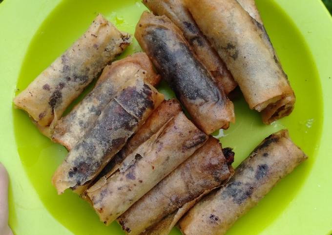 Pisang Coklat Goreng Kulit Lumpia