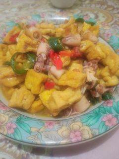 Foto resep Tumis tahu cumi asin