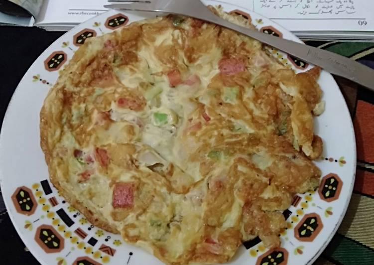 Step-by-Step Guide to Make Delicious Vegetable Omlete