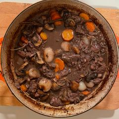A picture of Boeuf Bourguignon.