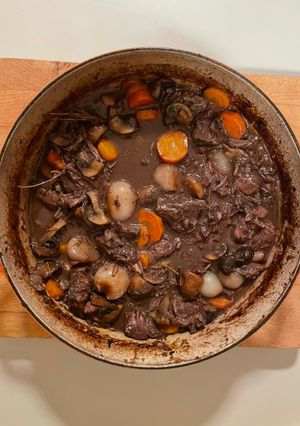 A picture of Boeuf Bourguignon.