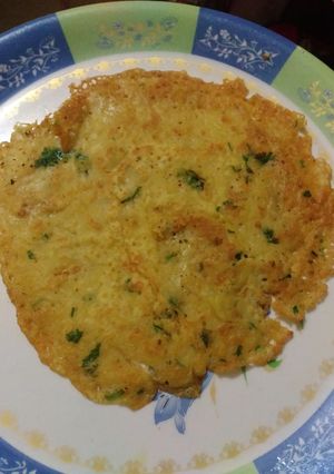 A picture of Eggless omlette.
