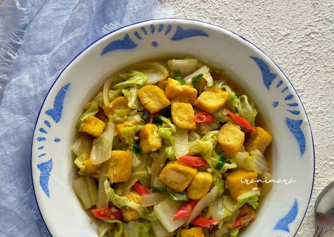 Resep Tumis Sawi Putih Tahu Oleh Irani Nara Cookpad