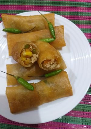 Foto resep Lumpia Jagung Ayam
