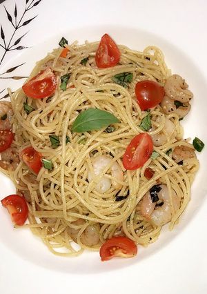 A picture of Spaghetti gamberi.