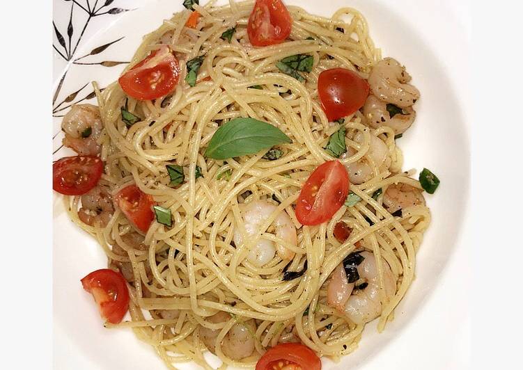 Easiest Way to Make Speedy Spaghetti gamberi