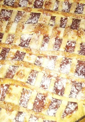 Una foto de Pasta frola de membrillo
