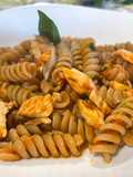 Fusilli Integrali con Ricciola e Pomodoro