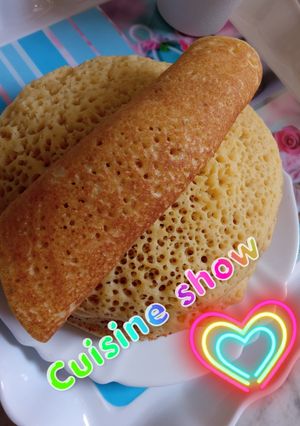 صورة لوصفة البغرير الجزائري ⁦🇩🇿⁩ بدون اختمار 😋 سهل التحضير 😍