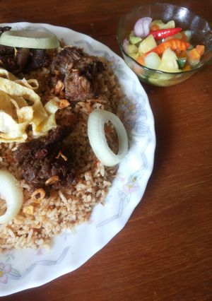 Foto resep Nasi Kebuli Kambing (#PR_AsianFood)