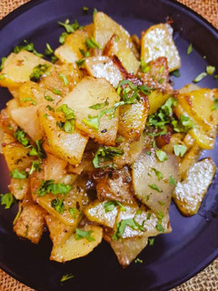 A picture of Creamy zeera Aloo.