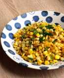 Bắp xào tôm khô