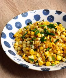 bắp xào tôm khô