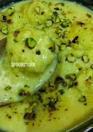 A picture of Rice Rasmalai.