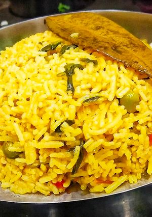 A picture of Peas Methi Pulao.