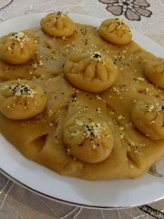 عکسی از دستور حلوای شیر 💝