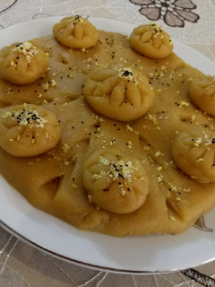 عکسی از دستور حلوای شیر 💝