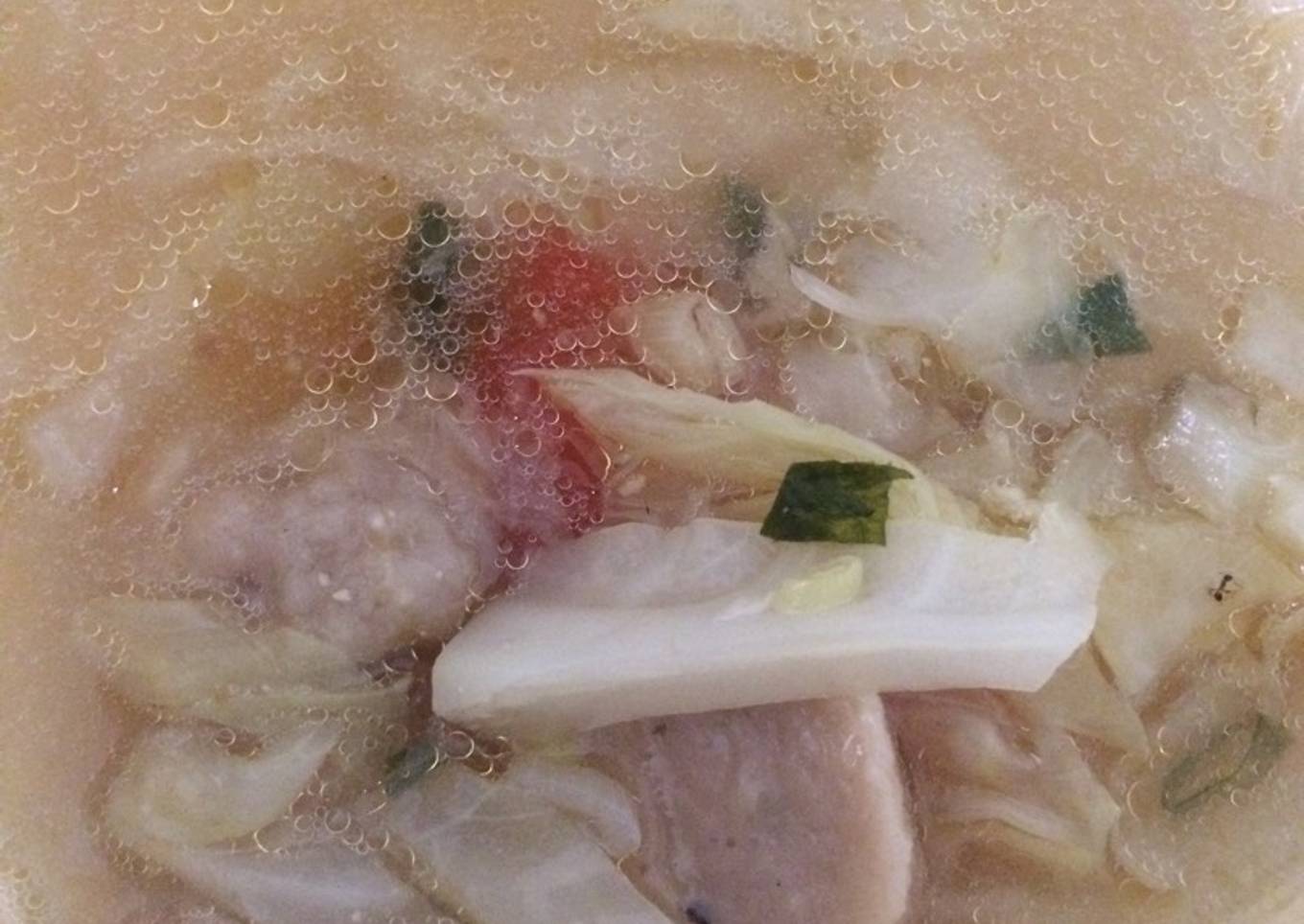 Sayur sop bumbu uleg