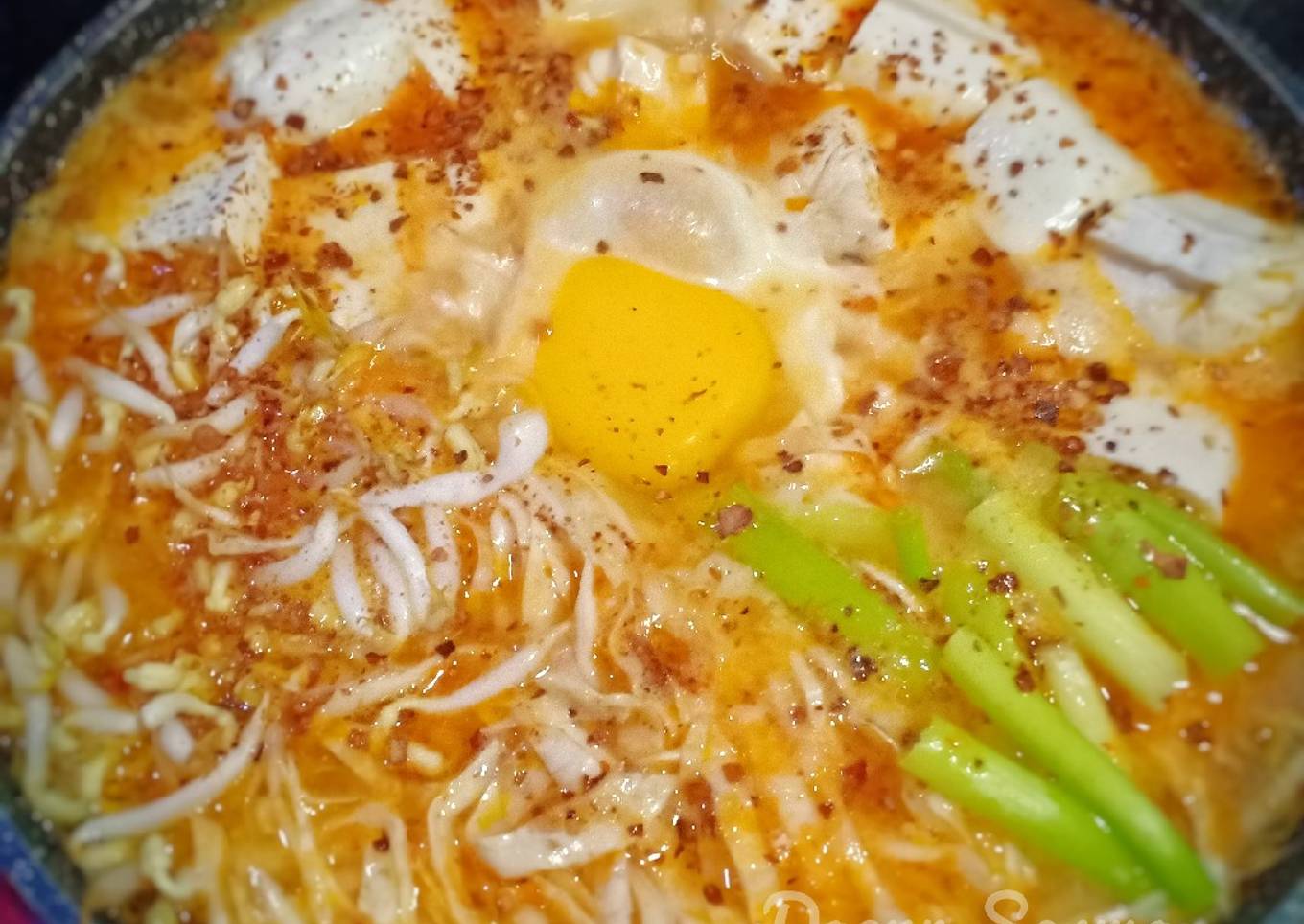 Sundubujjigae (Sup tahu pedas korea simple, tanpa gochujang)