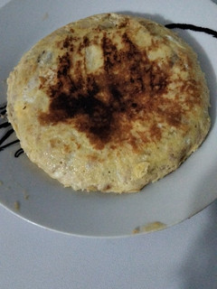 Una foto de Tortilla individual de patata y atún