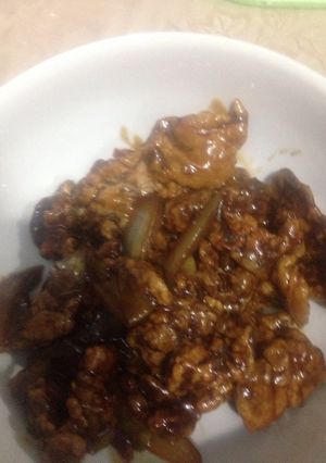 Foto resep Daging goreng saus tiram