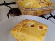 Una foto de sopa paraguaya