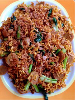 Foto resep Mie goreng bakso sapi