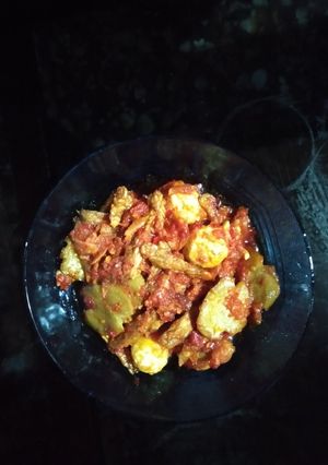 Foto resep Balado jengkol tempe telor puyuh