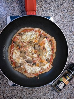 Una foto de Pizza a la sarten