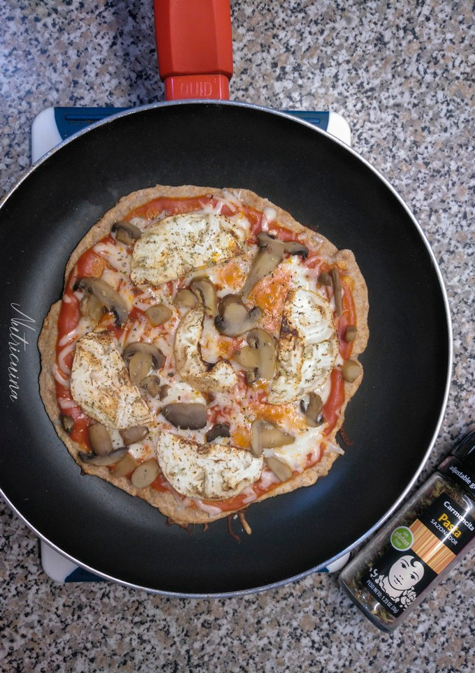 Una foto de Pizza a la sarten