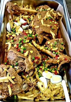 A picture of Mutton leg roast.