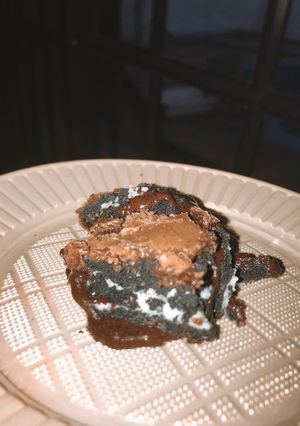 Una foto de Brownie de oreo