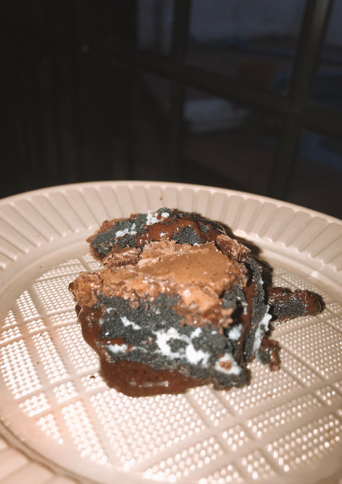 Una foto de Brownie de oreo