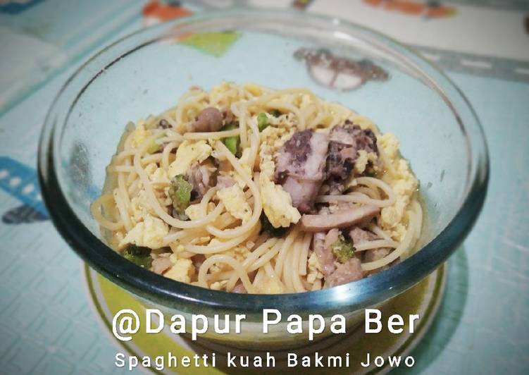 Spaghetti kuah Bakmi Jowo