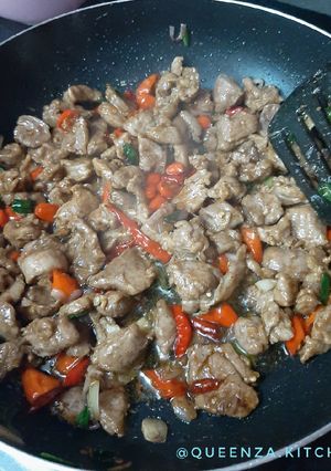 Foto resep Daging Kambing Saus Tiram