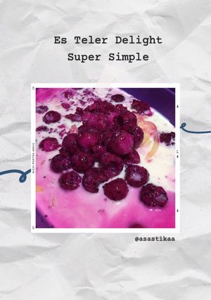 Foto resep Es Teler Delight Super Simple