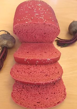 A picture of Beetroot loaf.