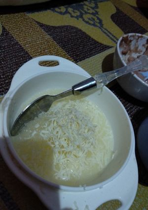 Foto resep Mpasi pure pir dan keju